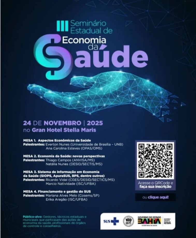 24/11/2025 – III Seminário Estadual de Economia da Saúde
