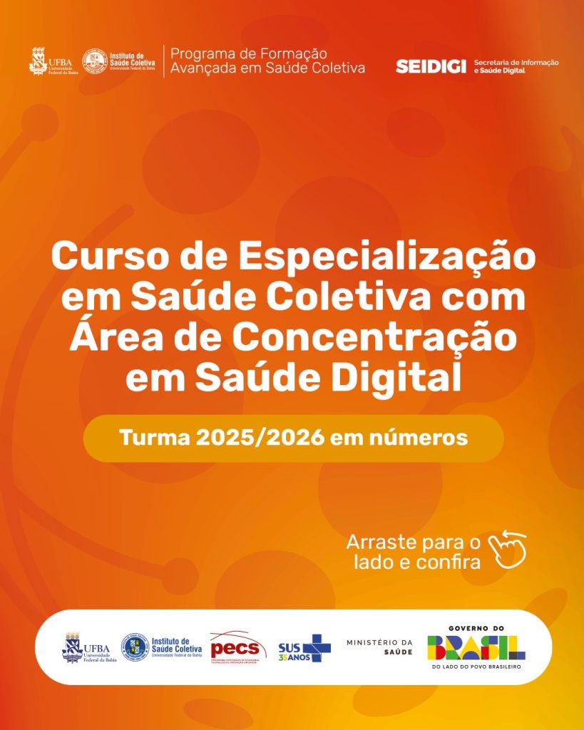 Curso de Especialização em Saúde Coletiva com Área de Concentração em Saúde Digital (12/03/2026)
