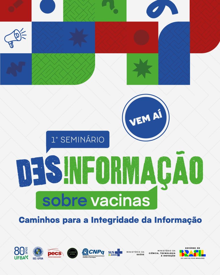 Inscreva-se para o 1º Seminário sobre Desinformação sobre Vacinas: Caminhos para a Integridade da Informação!