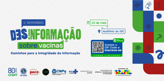 1º Seminário Desinformação sobre Vacinas: confira a programação completa